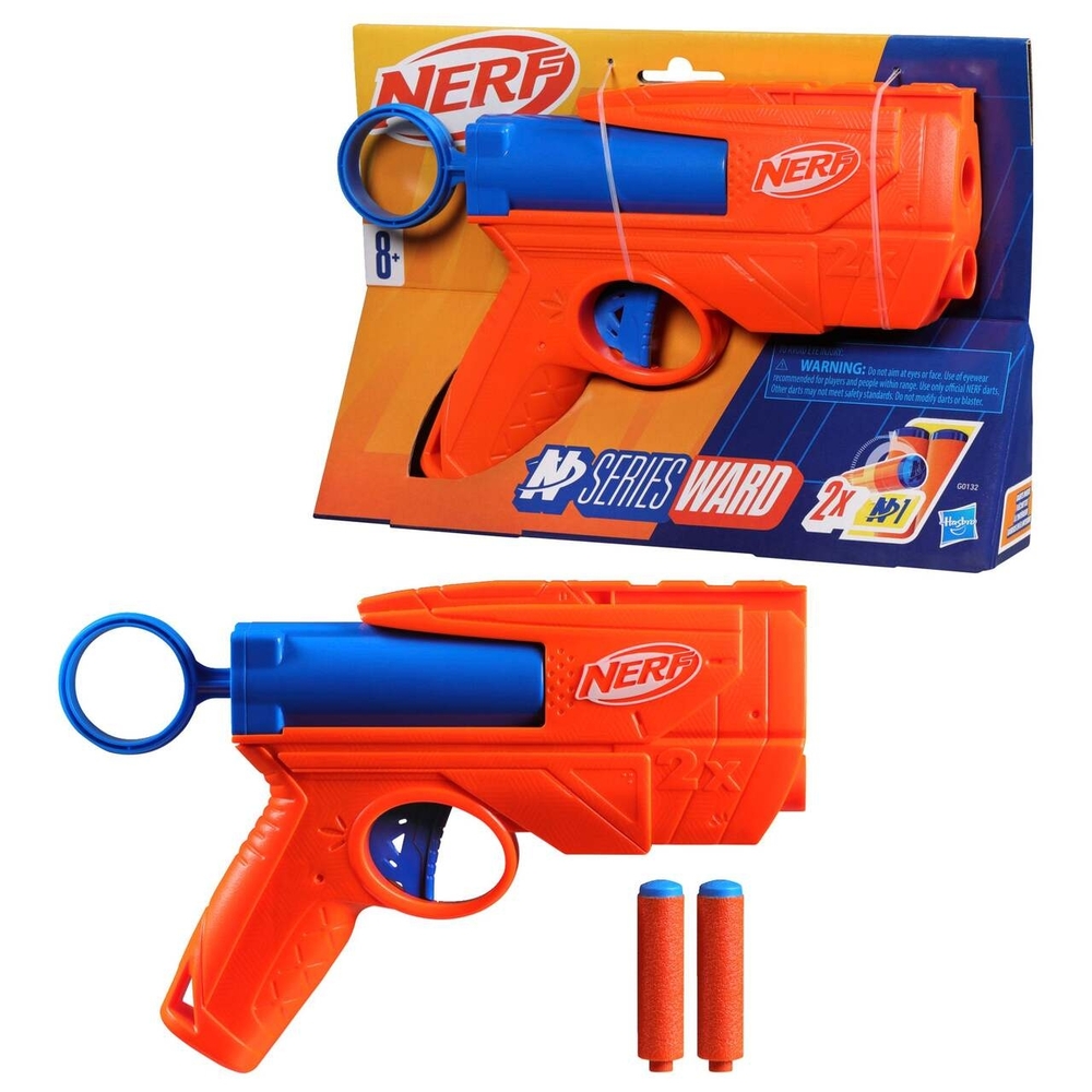 Nerf N Series Ward Dart Blaster, Fun Soft Gun Shooter Toy For Kids, Boys Gift